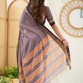 Lavender  Narayanpet Cotton Saree