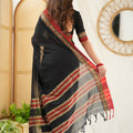 Black Color Narayanpet Cotton Saree