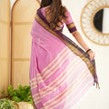 Pink Color  Narayanpet Cotton Saree