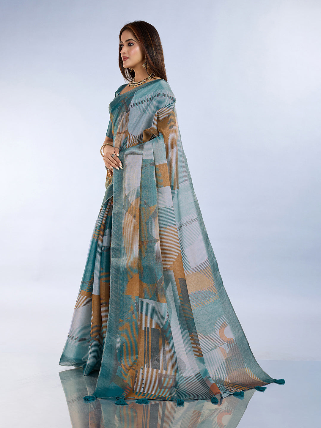premium Design LInen Cotton Saree