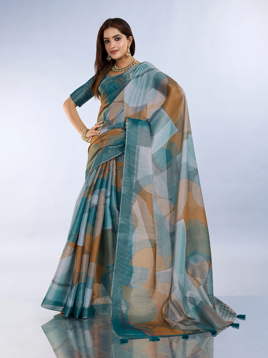 premium Design LInen Cotton Saree