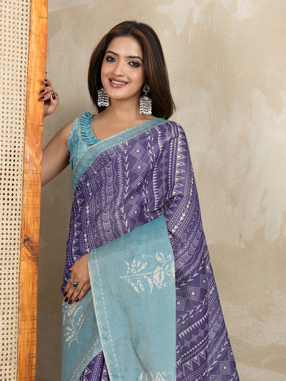 premium Design LInen Cotton Saree