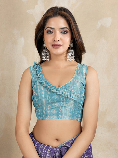 premium Design LInen Cotton Saree