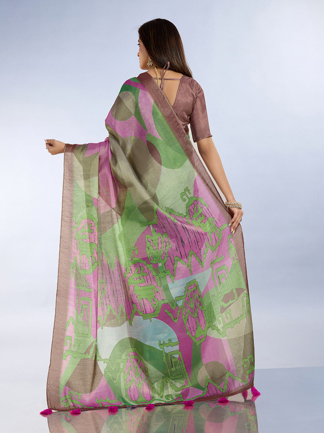 premium Design LInen Cotton Saree