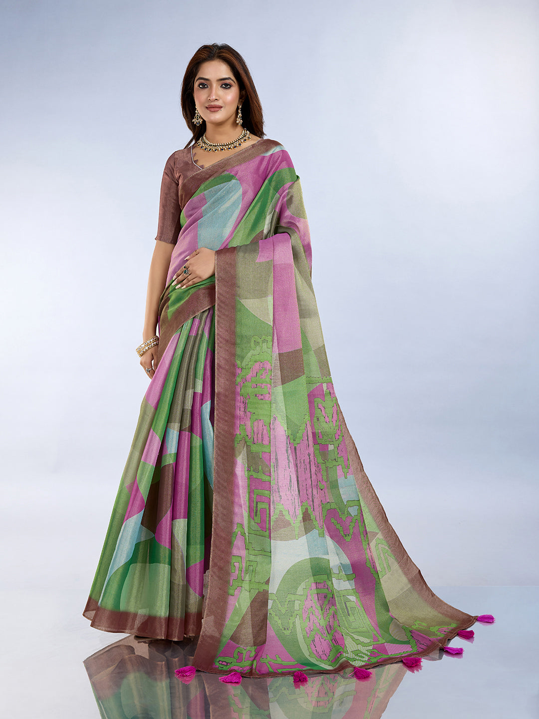 premium Design LInen Cotton Saree