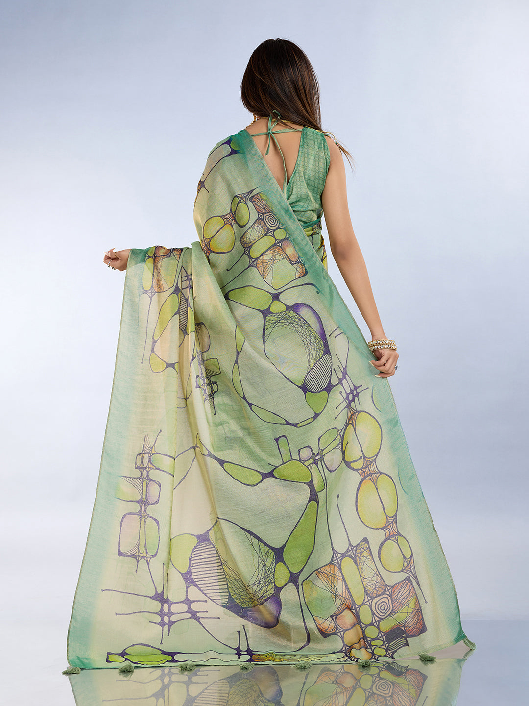 premium Design LInen Cotton Saree