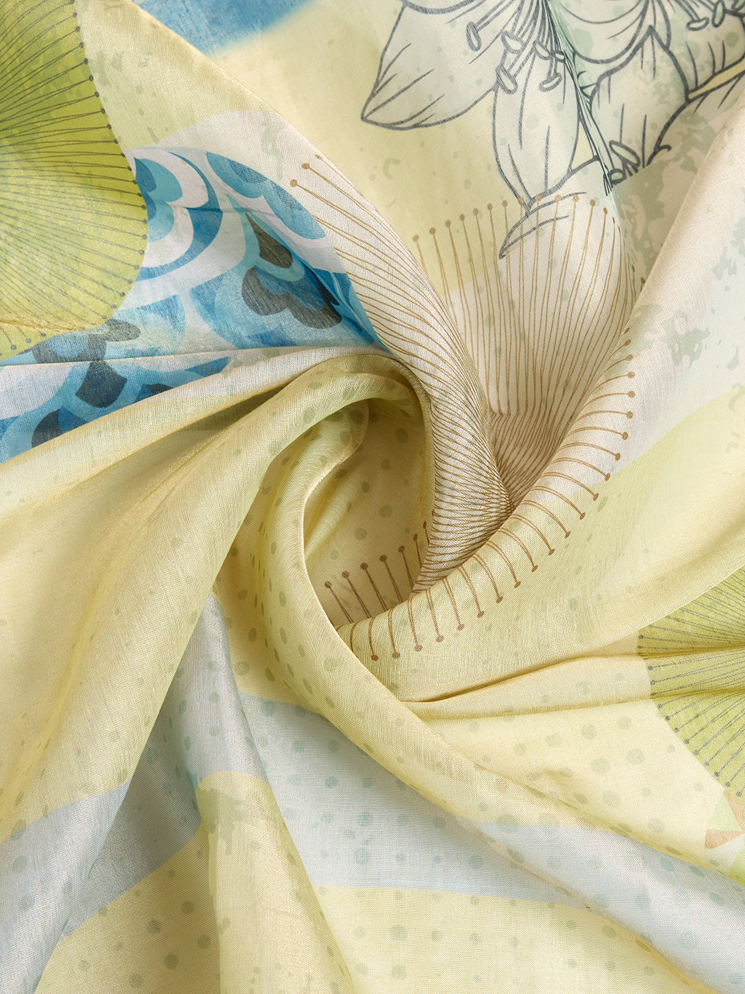 premium Design LInen Cotton Saree