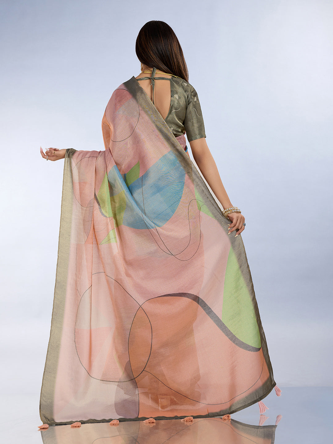 premium Design LInen Cotton Saree