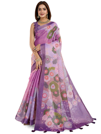 premium Design LInen Cotton Saree