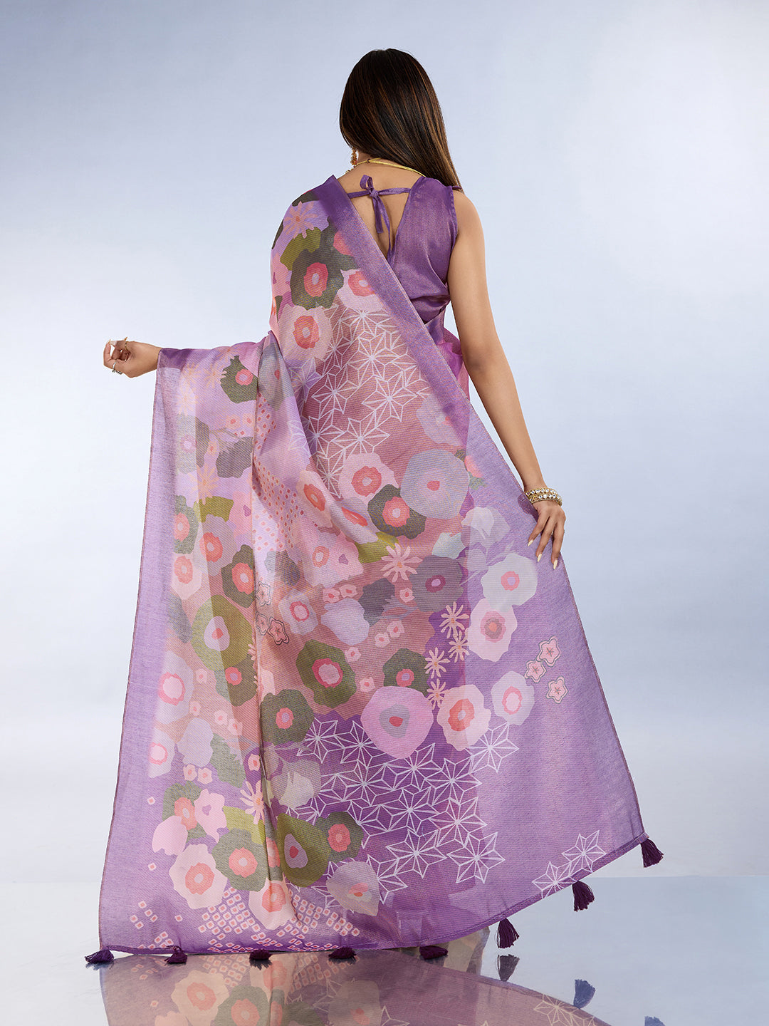 premium Design LInen Cotton Saree