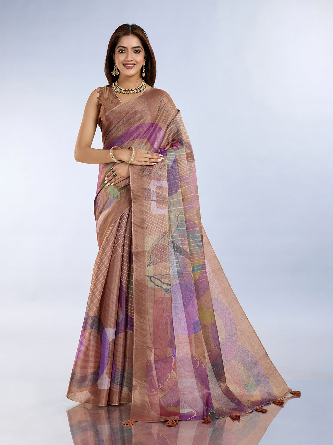 premium Design LInen Cotton Saree