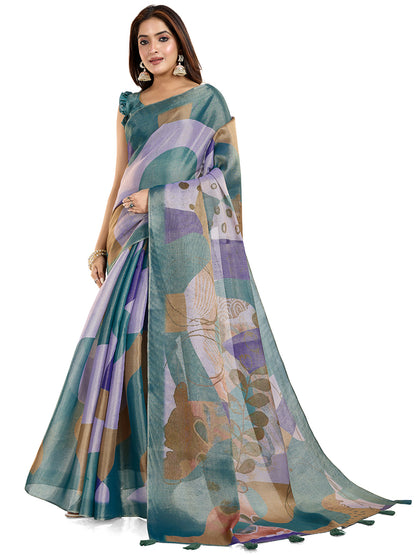 premium Design LInen Cotton Saree