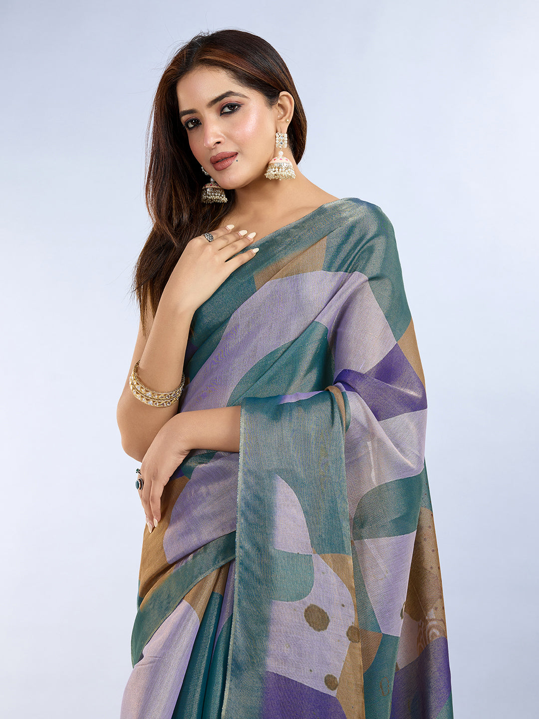 premium Design LInen Cotton Saree
