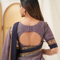 Lavender  Narayanpet Cotton Saree
