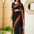Black Color Narayanpet Cotton Saree