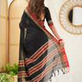 Black Color Narayanpet Cotton Saree