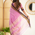 Pink Color  Narayanpet Cotton Saree