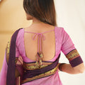 Pink Color  Narayanpet Cotton Saree