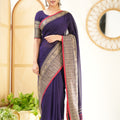 Deep Purple  Narayanpet Cotton Saree