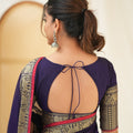 Deep Purple  Narayanpet Cotton Saree