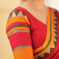Red Color Narayanpet Cotton Saree