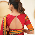 Red Color Narayanpet Cotton Saree