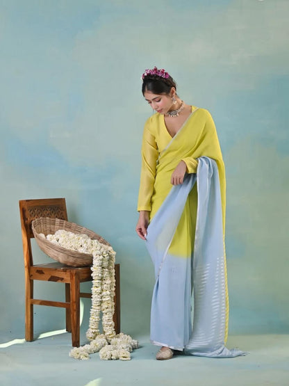 Premum Look Soft Linen Cotton Floral Print Saree