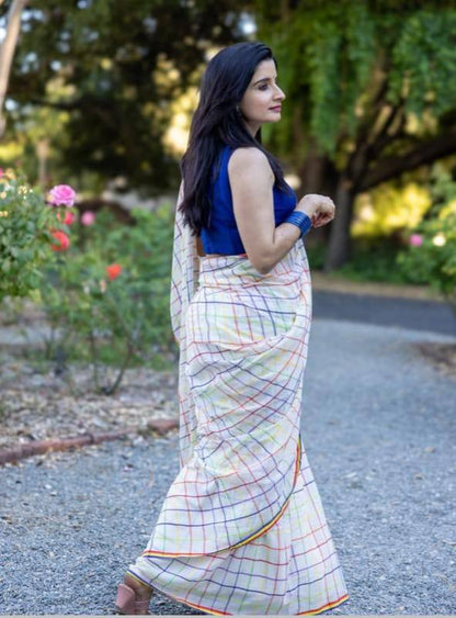 Premium Design LInen Cotton Saree