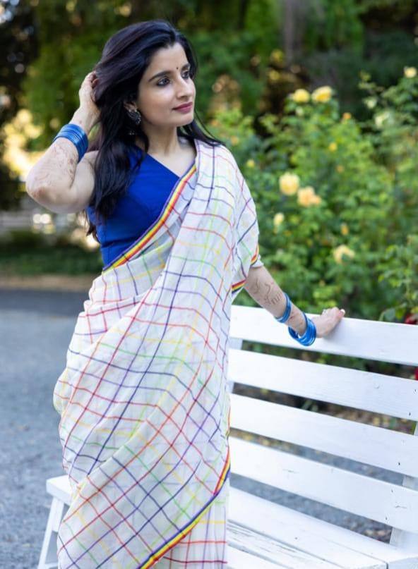 Premium Design LInen Cotton Saree