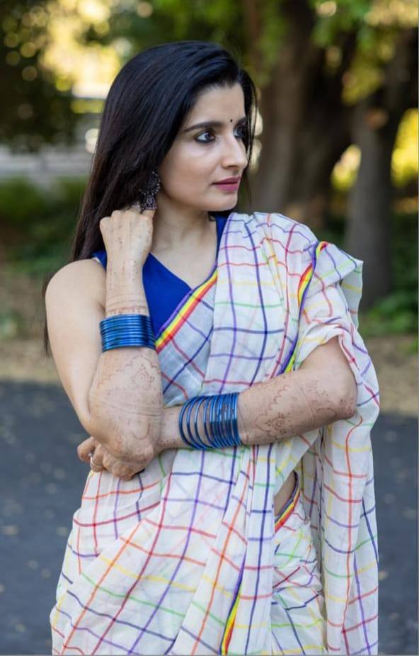Premium Design LInen Cotton Saree
