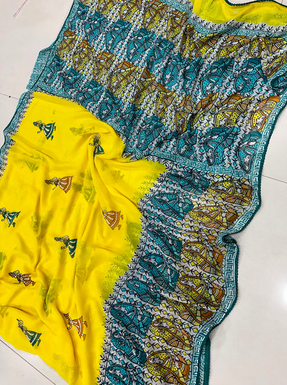 Handcrafted Kalamkari Saree – Traditional Elegance, Modern Charm