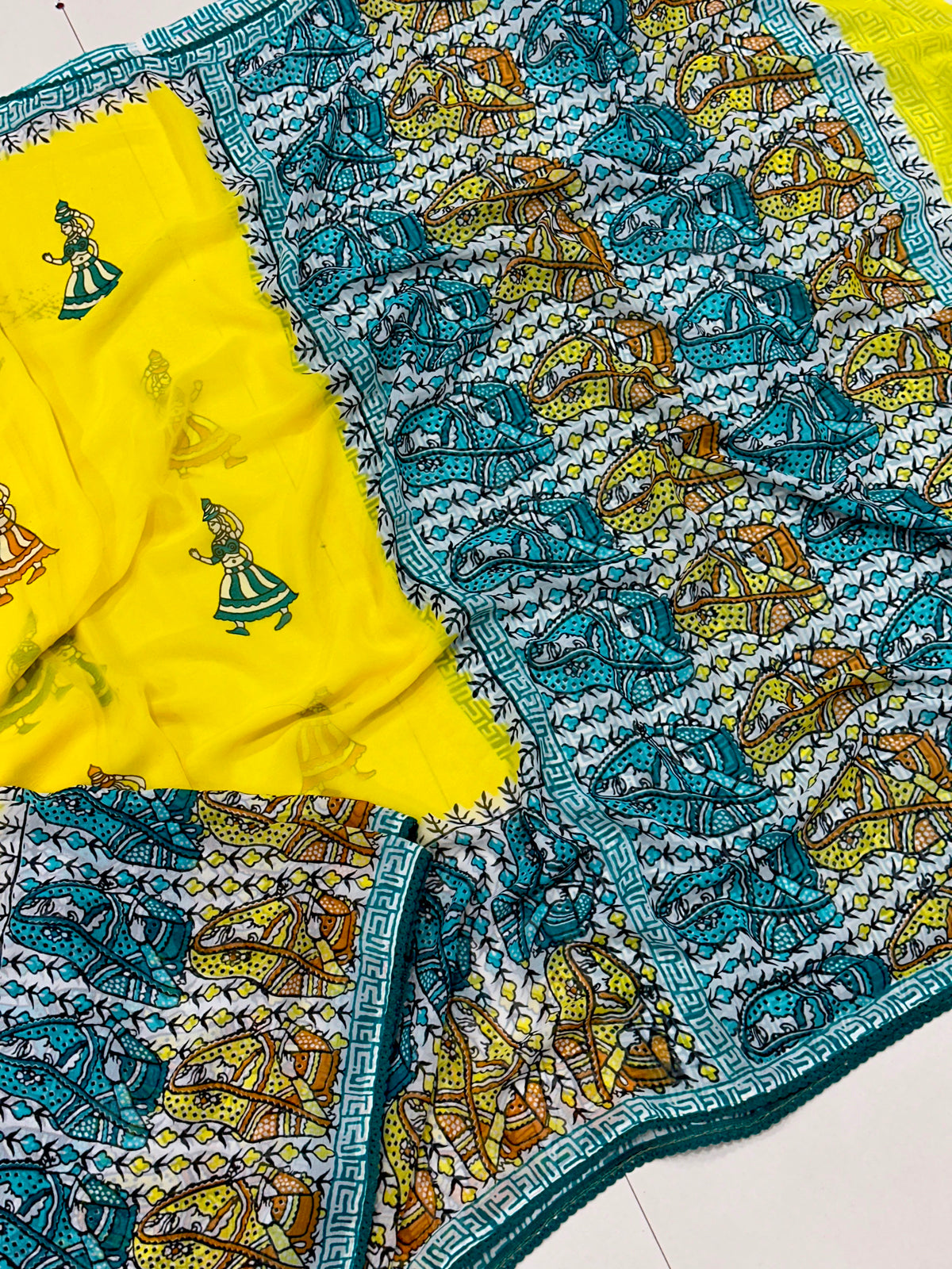 Handcrafted Kalamkari Saree – Traditional Elegance, Modern Charm
