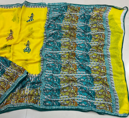 Handcrafted Kalamkari Saree – Traditional Elegance, Modern Charm