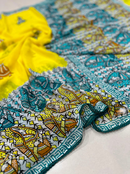 Handcrafted Kalamkari Saree – Traditional Elegance, Modern Charm