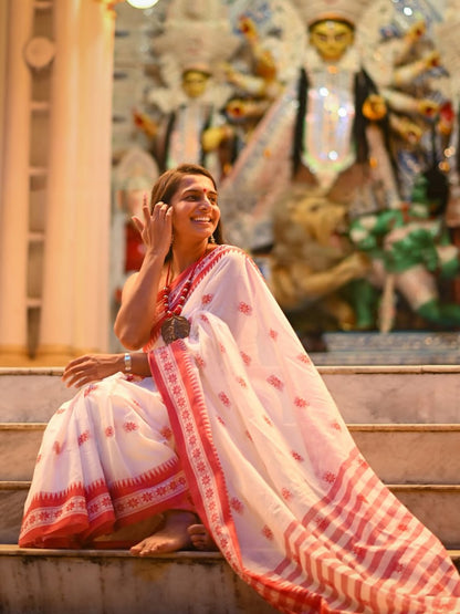 Soft Linen CottonSilk Saree
