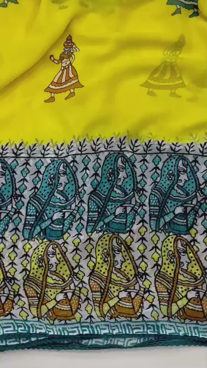 Handcrafted Kalamkari Saree – Traditional Elegance, Modern Charm