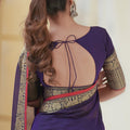 Deep Purple  Narayanpet Cotton Saree