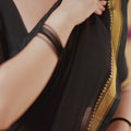 Black Narayanpet Cotton Saree
