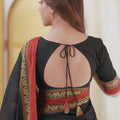 Black Color Narayanpet Cotton Saree